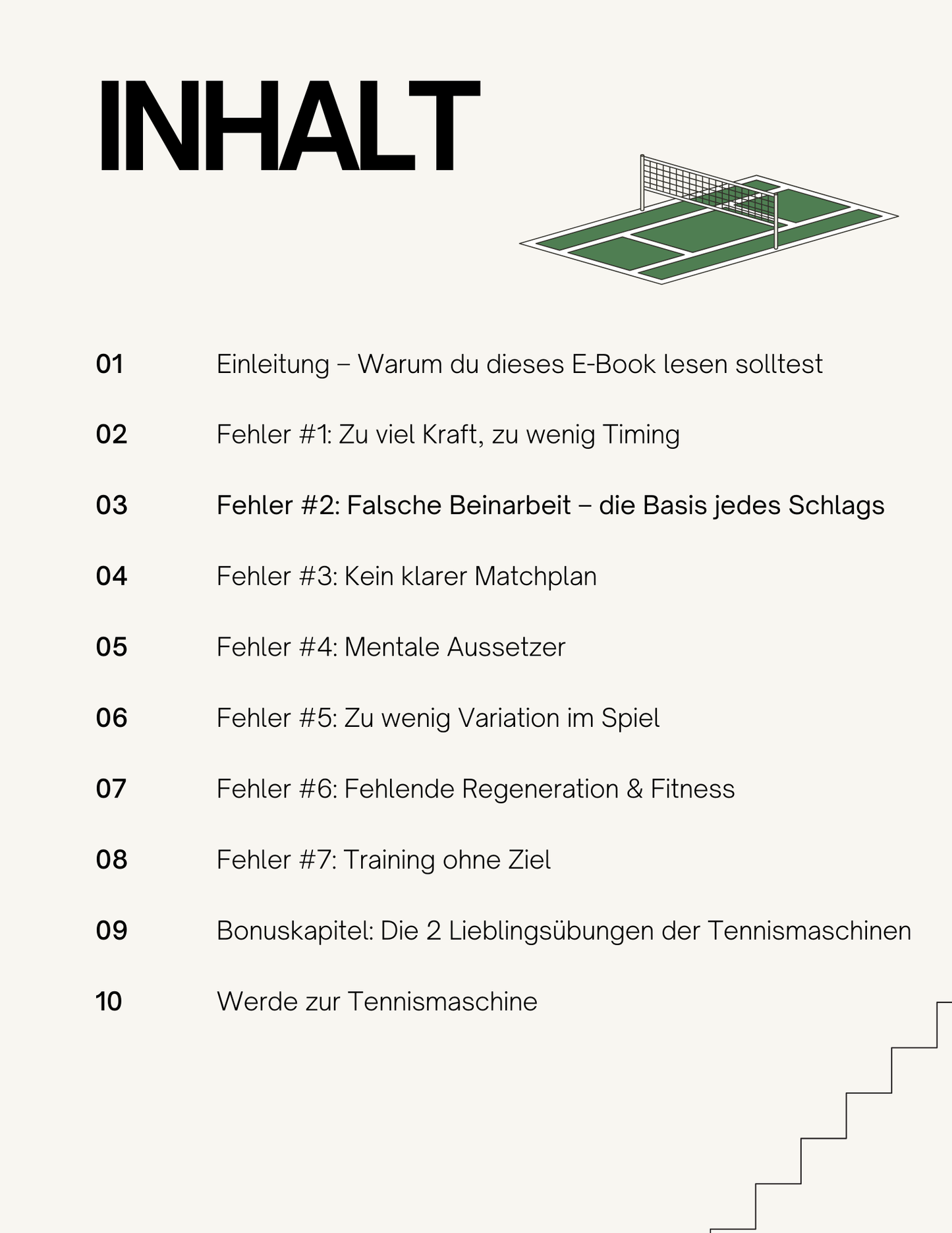 Die 7 häufigsten Fehler im Tennis