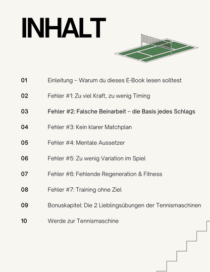 Die 7 häufigsten Fehler im Tennis